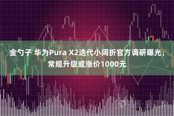 金勺子 华为Pura X2迭代小阔折官方调研曝光，常规升级或涨价1000元